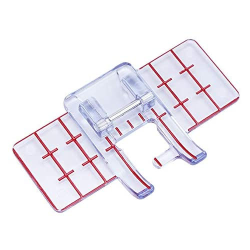 Snap On Multi-Line Decorative Presser Foot Parallel Stitch Foot for Janome,Pfaff B,C,D,E,F,G,J,K Sewing Machine 821082096